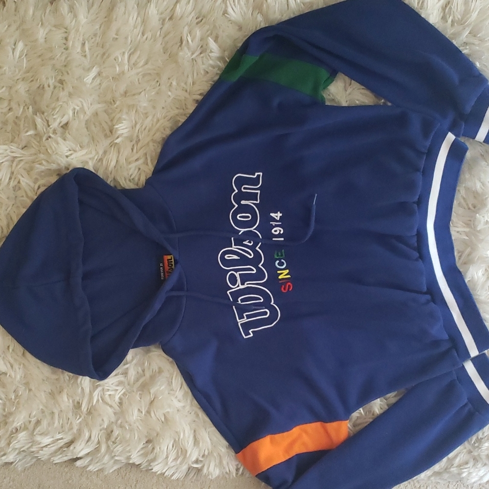 Wilson Cropped Hoodie